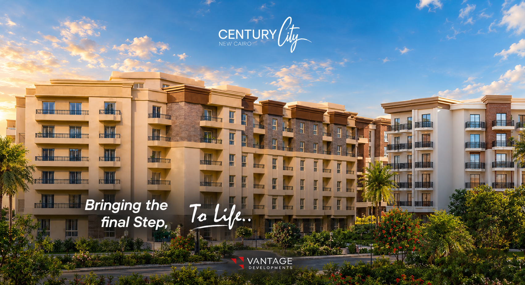 # Century City New Cairo: Bringing the Final Steps to Life A home becomes truly meaningful when the vision behind it starts to take shape in everyday life. From the first stages of construction to the finishing touches that complete a residential environment, every step brings a development closer to the experience its future residents have been waiting for. At Century City New Cairo, developed by Vantage Developments, this journey represents the transformation of a residential vision into a tangible community. Designed around contemporary living, green surroundings, and everyday convenience, Century City reflects an approach to real estate that places the residential experience at the heart of the development. ## Century City New Cairo: A Community Designed for Modern Living Located in New Cairo, Century City brings together residential spaces and a thoughtfully planned environment. Its concept combines contemporary architecture with green areas to create a setting that supports a more balanced lifestyle. For homebuyers searching for a residential compound in New Cairo, the appeal of a project extends beyond the apartment itself. The surrounding environment, access to major roads, shared spaces, and the overall community concept all contribute to the experience of living there. Century City was designed with these considerations in mind. Its residential concept emphasizes the relationship between homes, greenery, and the spaces where residents can enjoy time with family and friends. The project also benefits from its New Cairo location, with connections to major routes including the Middle Ring Road and Cairo–Sokhna Road. These connections support access to different parts of Greater Cairo, making location an important element of the project's overall proposition. ## Every Finishing Touch Brings the Vision Closer The final stages of a real estate development are essential to translating its original vision into a complete living environment. Infrastructure, utility networks, interior finishes, windows, doors, staircases, and other construction elements all contribute to the functionality and readiness of a residential project. Each component plays a role in preparing homes and shared spaces for their intended use. At Century City, progress through the final stages represents more than construction activity. It reflects the ongoing work required to bring the planned community closer to completion. For prospective residents, construction updates provide an opportunity to follow the development journey and better understand how the project is progressing. For the developer, these stages represent the practical execution of the vision established during the planning process. ## More Than a Home: A Place to Live Fully A residential community should support the moments that make everyday life special. It should offer spaces where families can spend time together, where residents can enjoy their surroundings, and where daily routines feel more connected to the environment around them. Century City's emphasis on greenery and residential living reflects this broader understanding of what makes a place feel like home. From quiet moments in a green setting to shared family experiences, the value of a community emerges through the way people use and enjoy its spaces. ## Vantage Developments: Bringing the Vision to Life As the developer behind Century City New Cairo, Vantage Developments focuses on translating development concepts into real residential environments. Every stage of the journey matters, from initial planning and design to construction progress and finishing work. These steps collectively contribute to the experience the project is intended to deliver. Century City represents this commitment to creating a residential community with a distinct identity, a green environment, and a focus on contemporary living. **Century City New Cairo — Live Fully.** Discover Century City and follow the journey of a residential vision brought closer to life by Vantage Developments.